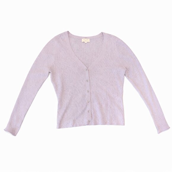 Gentle Fawn Mia V-Neck Pullover | Lavender | Women’s L - Picture 2 of 9